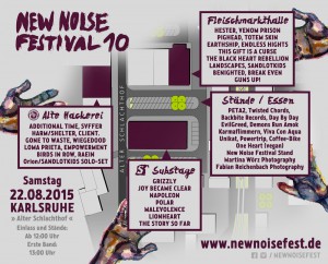 New Noise Festival 10 22.08.2015 Karlsruhe